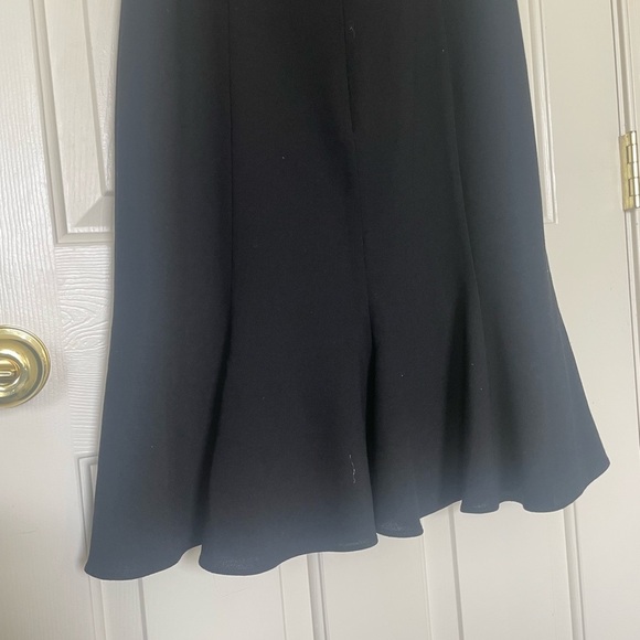 Vintage Armani Collection black sleeveless fit and flare dress 10 - Picture 9 of 12